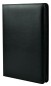 Preview: RV-Schreibmappe DIN A4 mit iPad Fach PREMIUM LEDER BOXCALF schwarz (glatt)